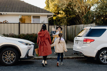 Load image into Gallery viewer, Casey wearing our Sienna Red Chloe Layer in size M - L