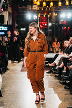Load image into Gallery viewer, plus-size-corduroy-jumpsuit-side-tobacco.jpg