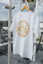 Load image into Gallery viewer, Simplicity Meets Sustainability 🌞
The Eco Luxe Oversized T-Shirt in white is your go-to for clean, conscious style. With Fair Wear, PeTA Vegan, and Climate Neutral certifications, this piece is as pure as it looks—perfect for layering or as a standalone statement of sustainable fashion