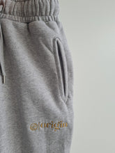 Load image into Gallery viewer, Gorgeous Brushed 100% Organic Cotton Track Pants. Ethically made in factory fueled by solar and wind energy. Embroidery done by local NZ owned business in Dunedin.