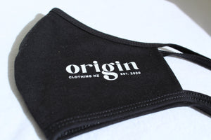 Flat picture of the triple layer organic cotton mask